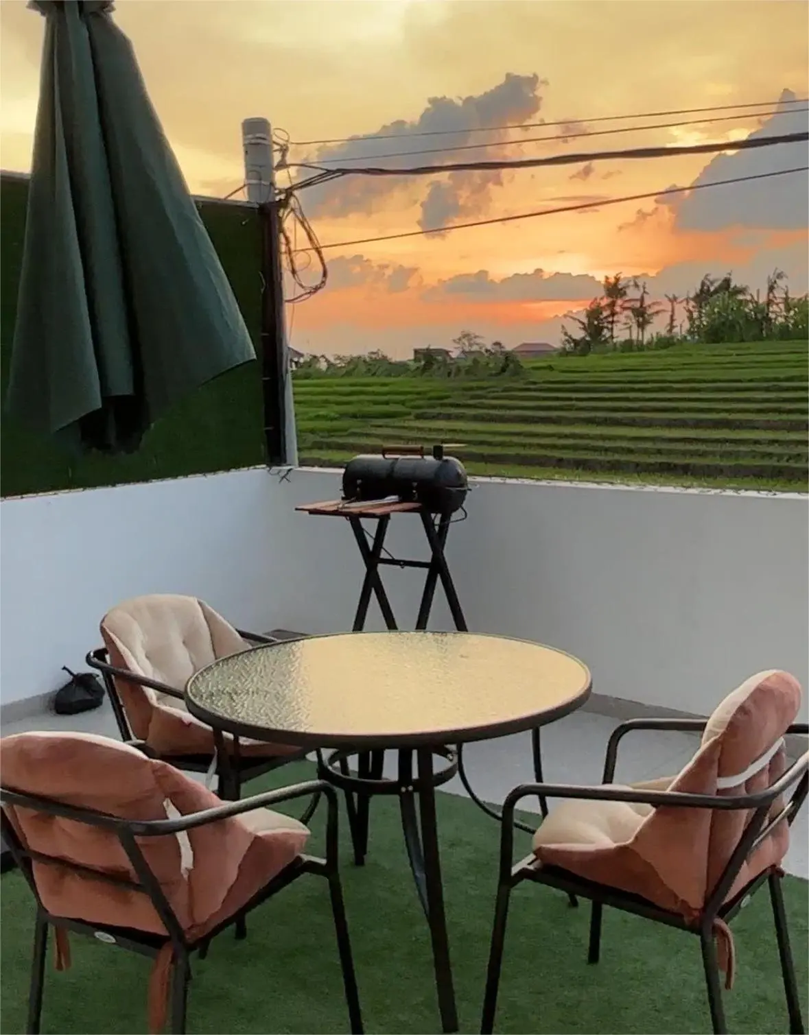 Villa Anatolia with Amazing rice fields and Sunset