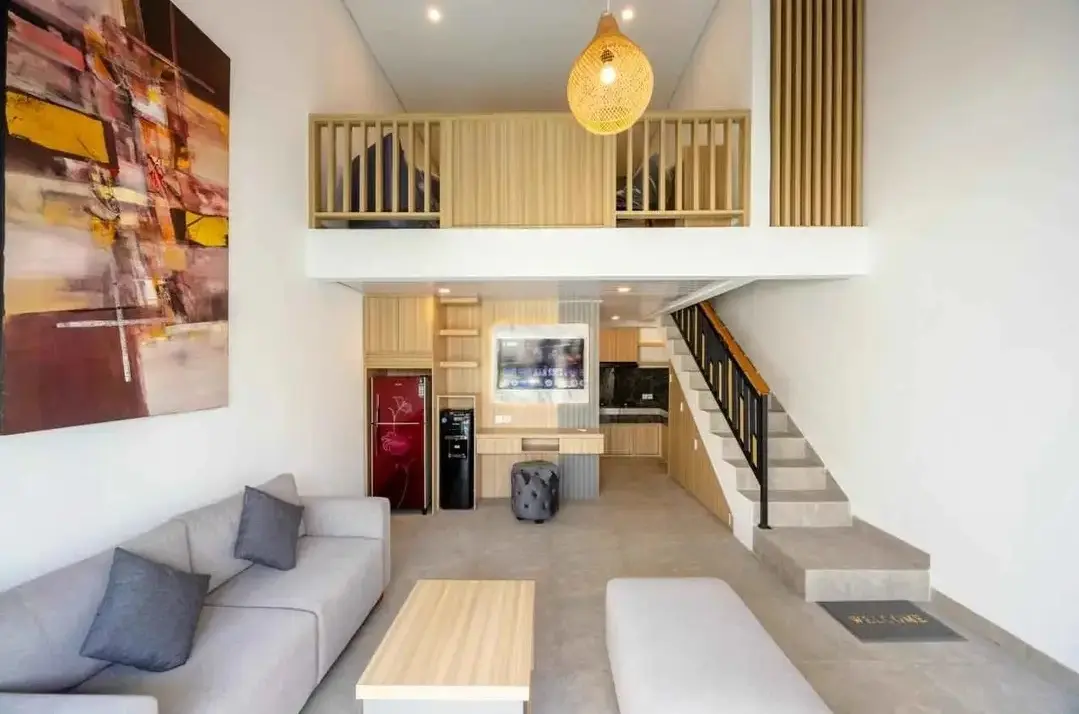 1 BEDROOM LOFT APARTMENT IN KEROBOKAN WITH RICE FIELD VIEW — image 1