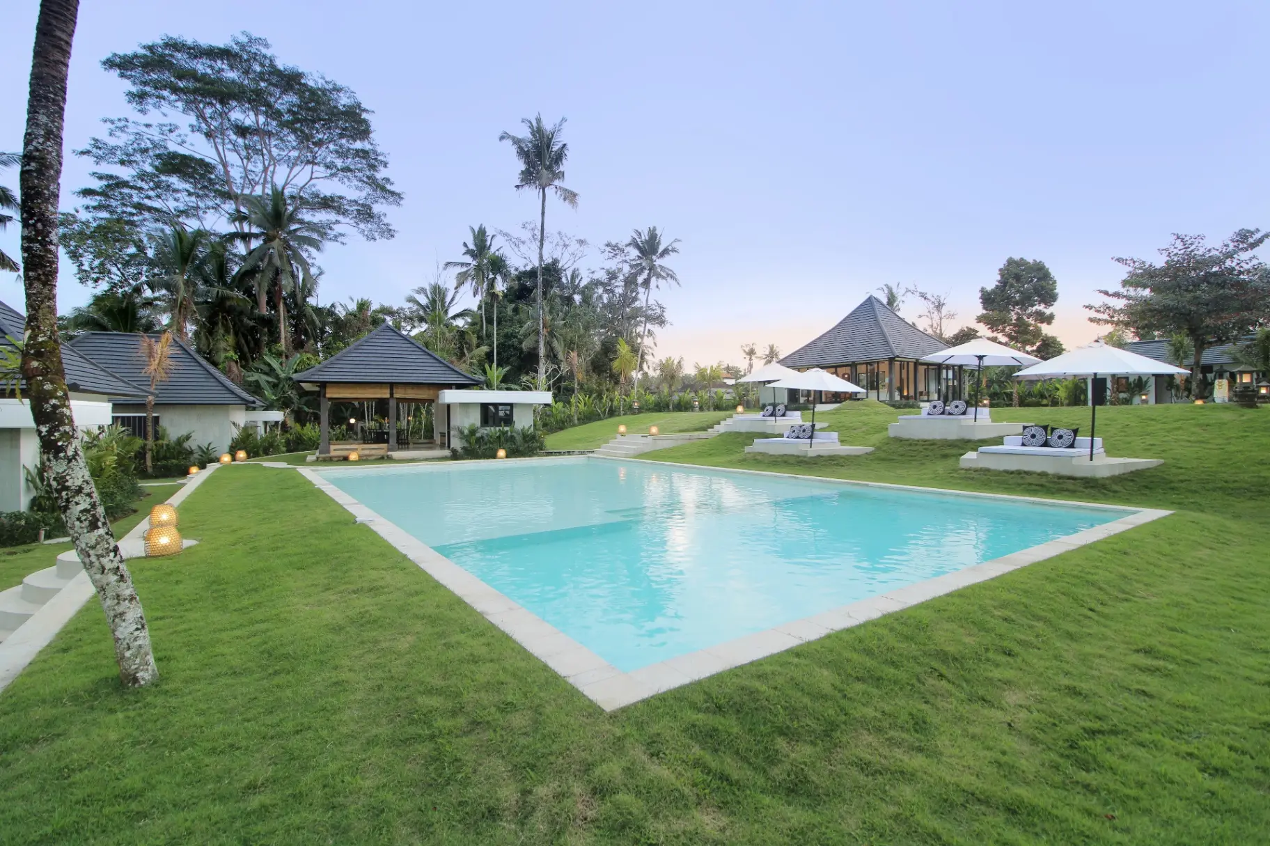 Puri Hijau 3 BR Villa with Jungle and River View