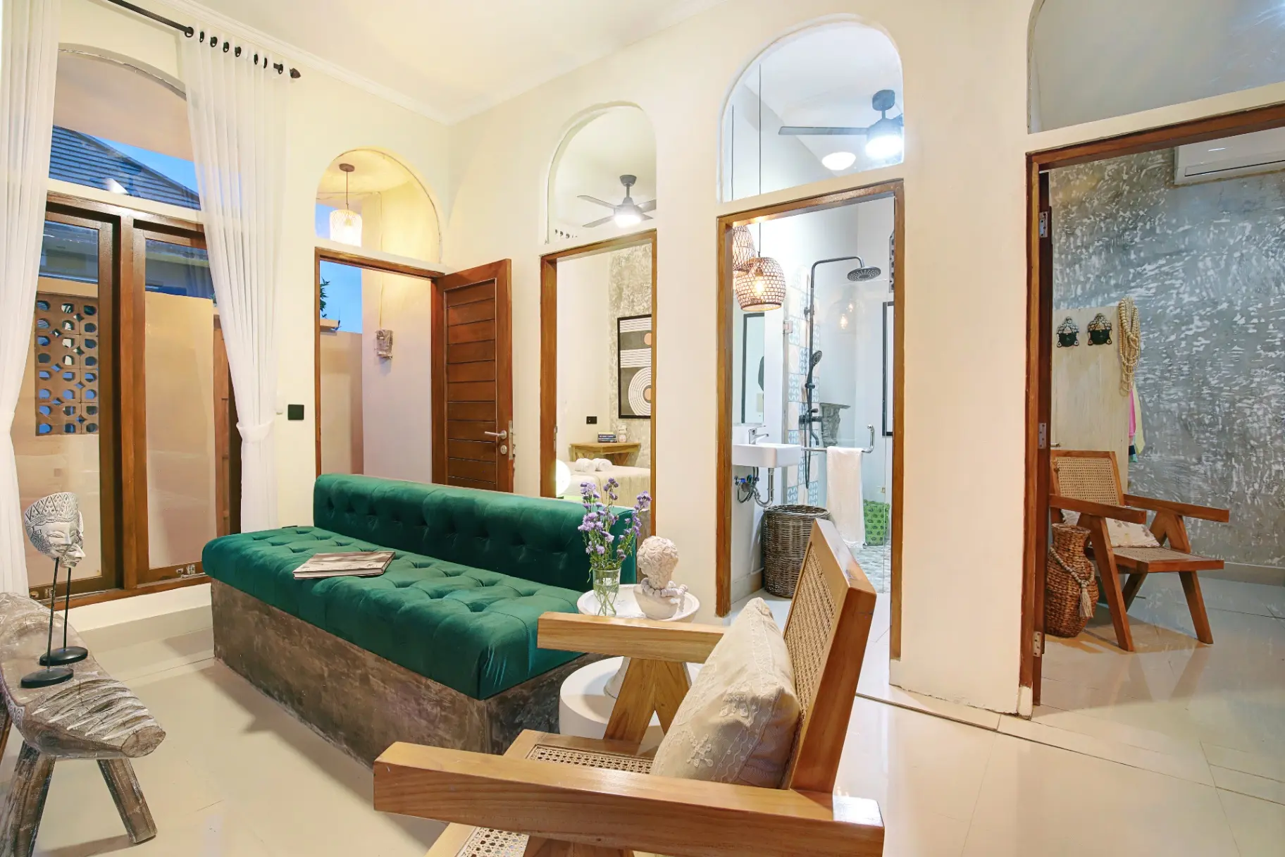 Cute 2 Bedroom Mediterranean Villa Canggu Buduk — image 1