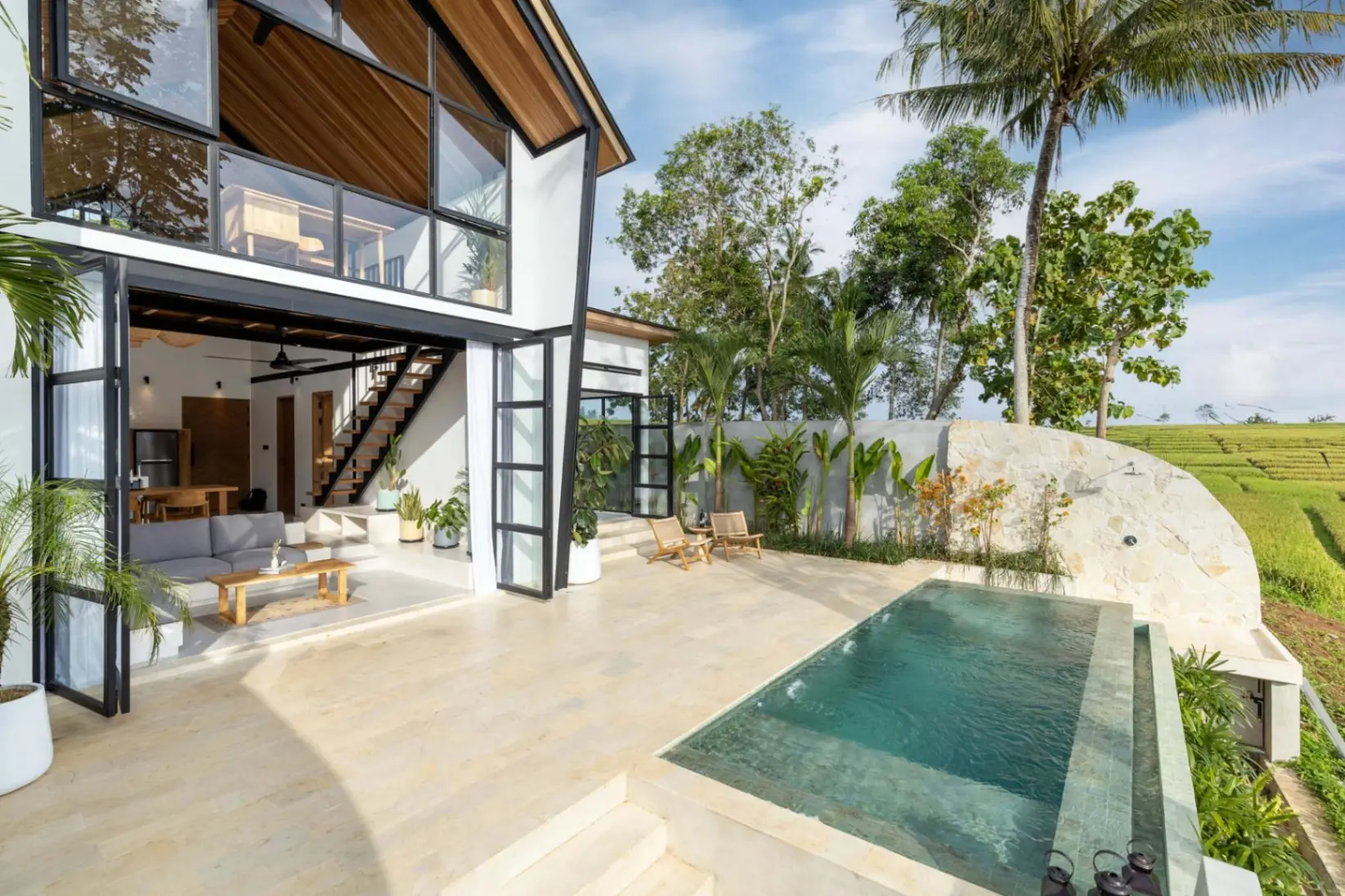 Tranquil 2BR Villa in Kaba-Kaba with Rice Field View