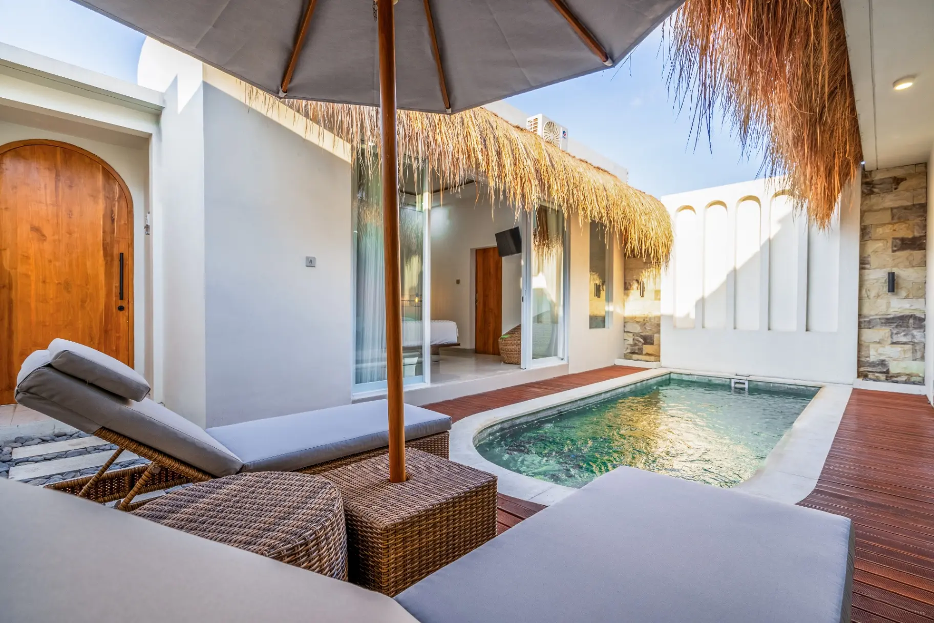 2BR Tropical Modern Retreat w/ Pool Prime Seminyak