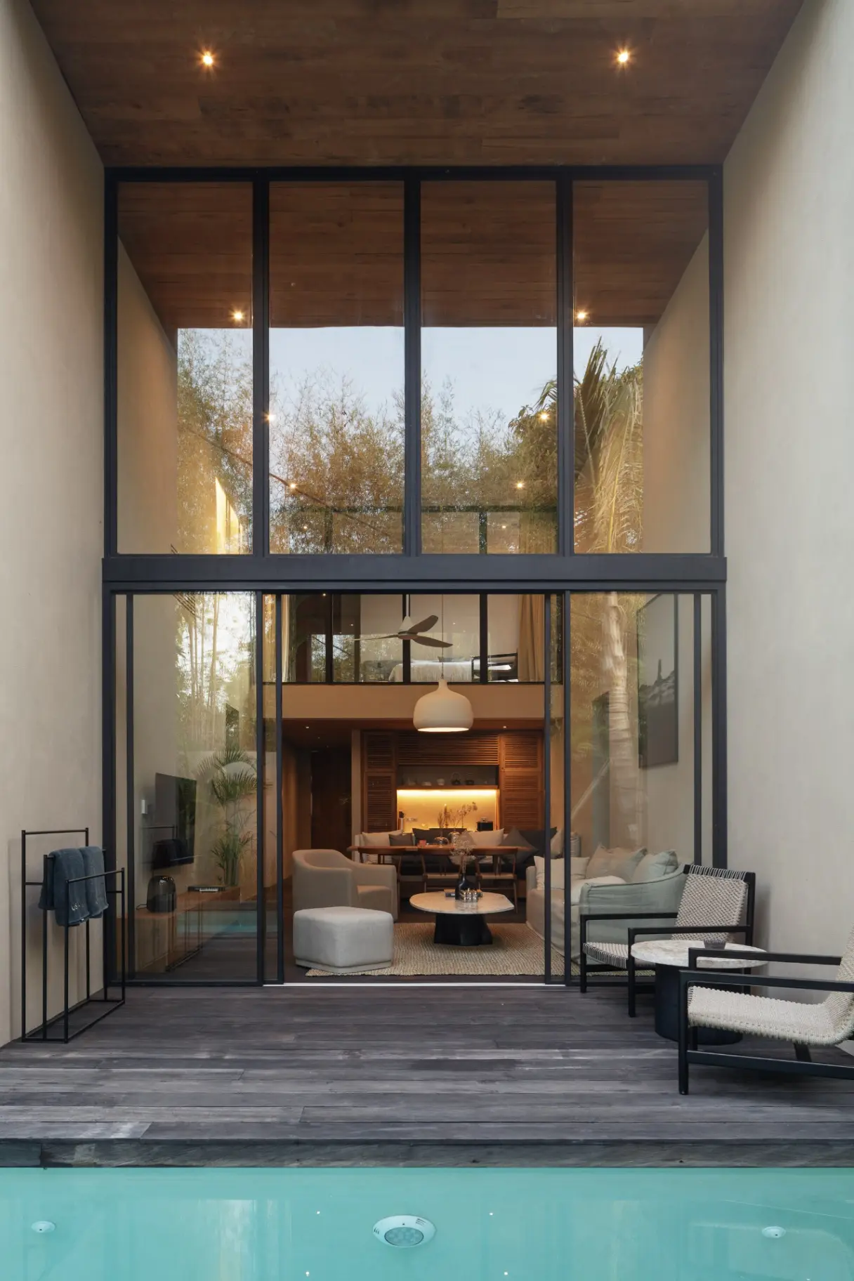 3-bedroom Tropical Contemporary Villa in Nyanyi Tabanan — image 1