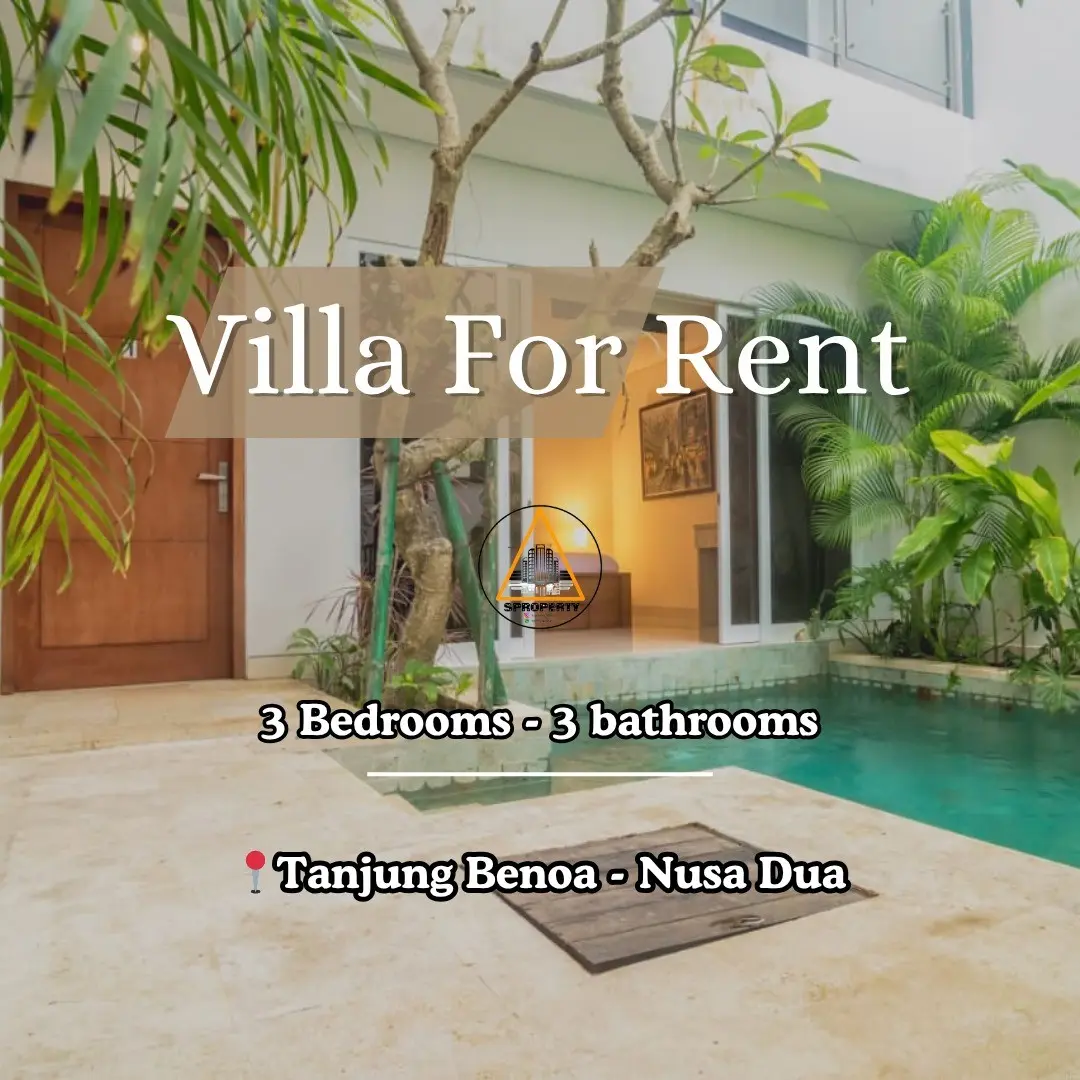 Modern minimalist villa at Benoa Nusa Dua