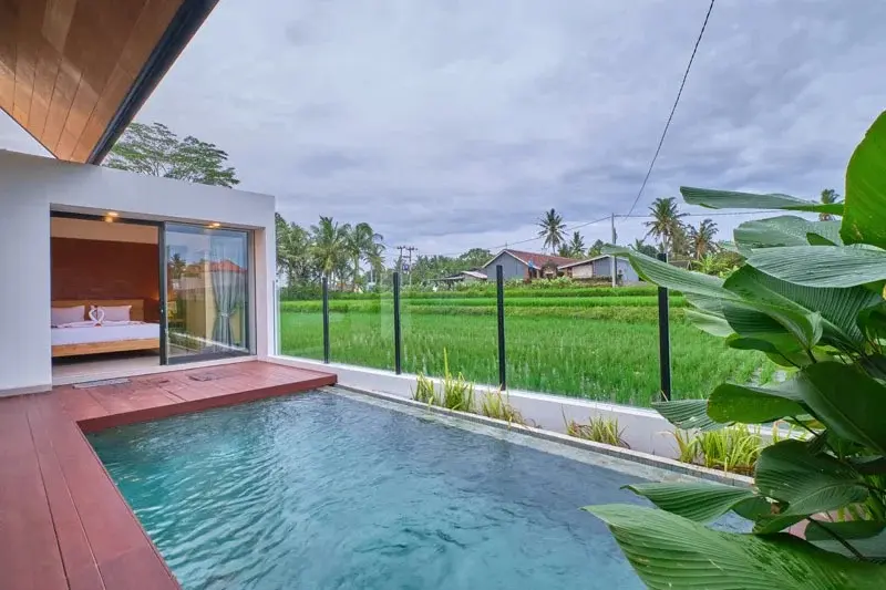 Luxury Modern Tropical 2BR Villa in Ubud with Rice Field View — image 1
