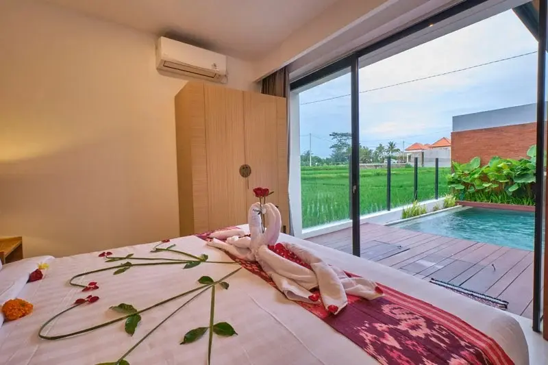 Luxury Modern Tropical 2BR Villa in Ubud with Rice Field View — image 4