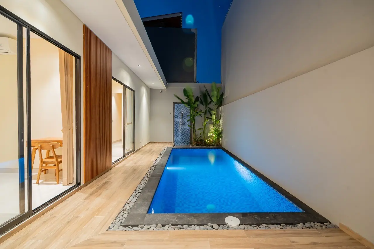 Brand New Villa 2 Bedroom with Private Pool in Pererenan 7 Minute Obsidian Gym
