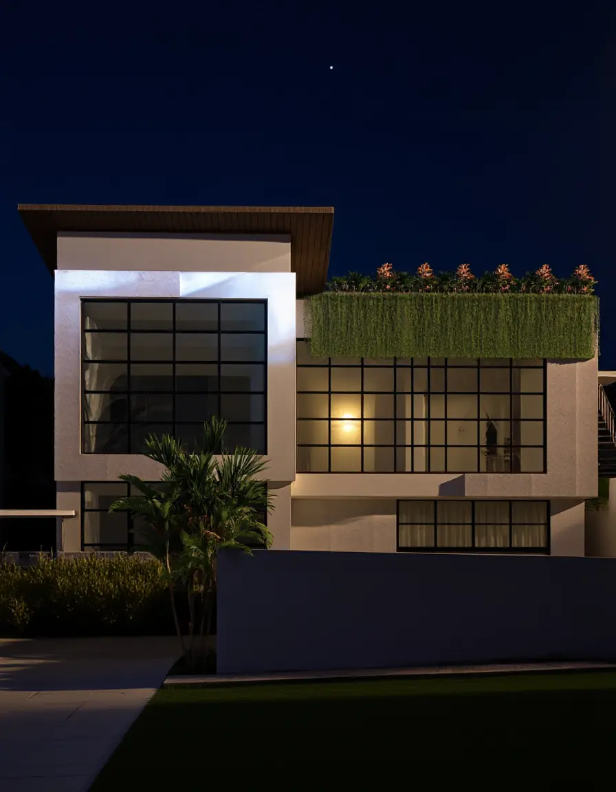 Luxury 3-Bedroom Villa with Rooftop Ocean & Sunset Views