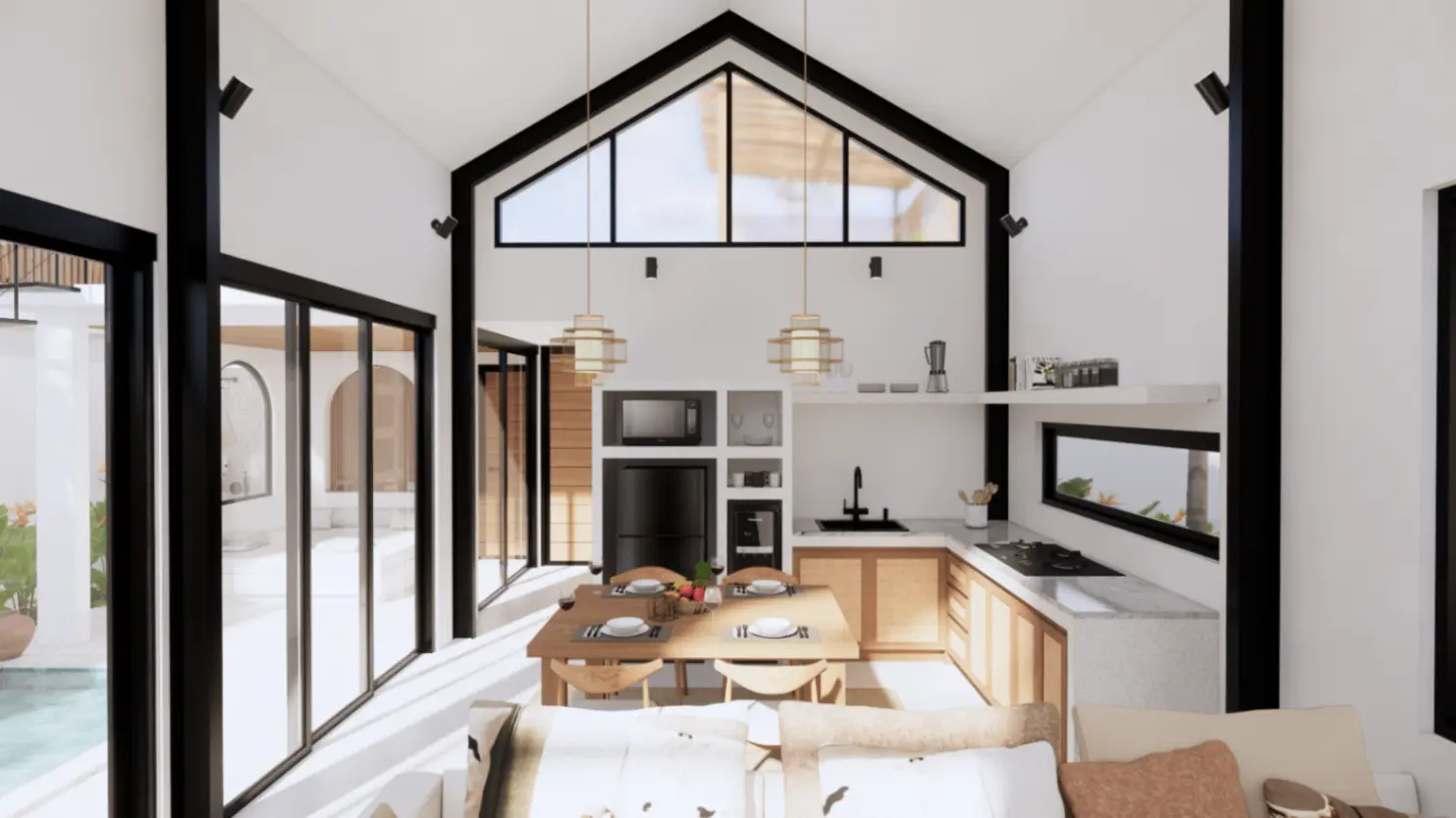 1-Bedroom Villa with Rooftop Cabana in Cepaka — image 3