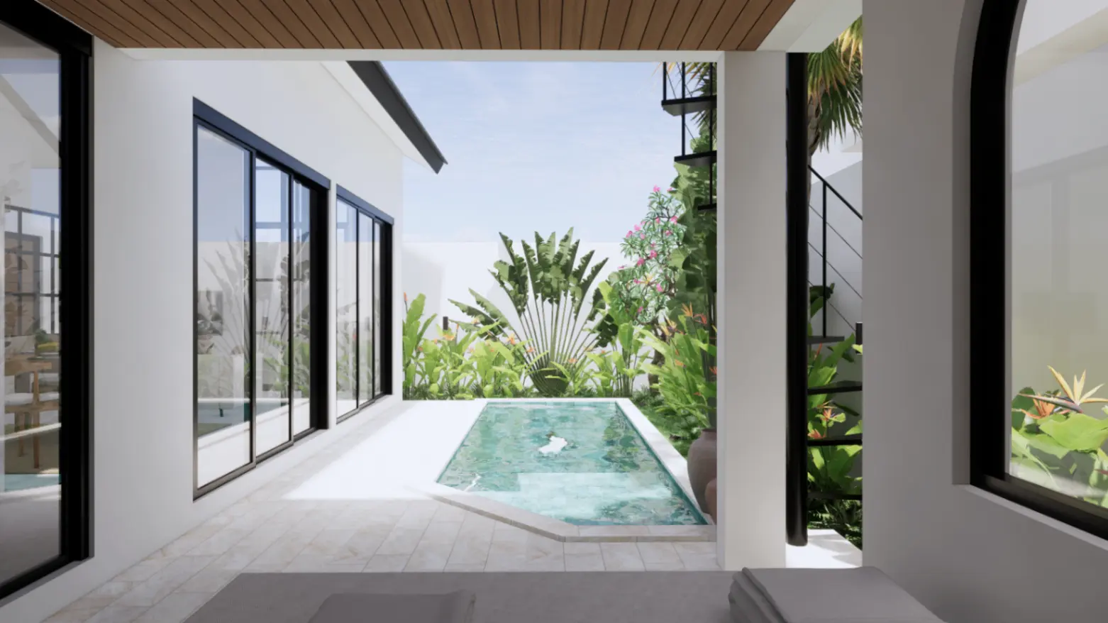 1-Bedroom Villa with Rooftop Cabana in Cepaka — image 2