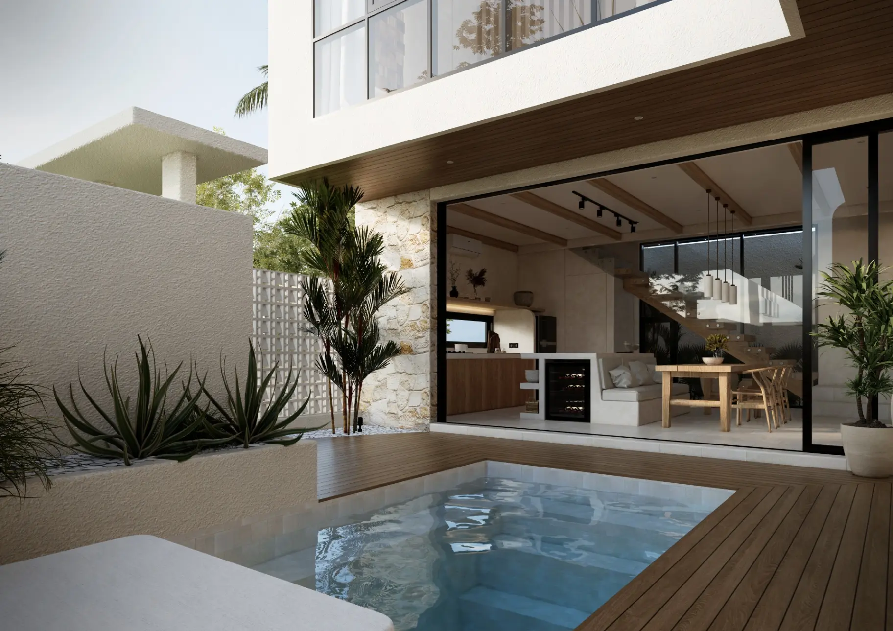 2-Bedroom Villa with Wabi-Sabi Design in Seseh — image 1