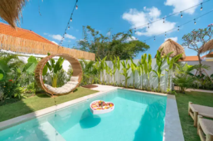 BALINESE MODERN STYLE VILLA FOR MONTHLY RENT PERERENAN - YO119
