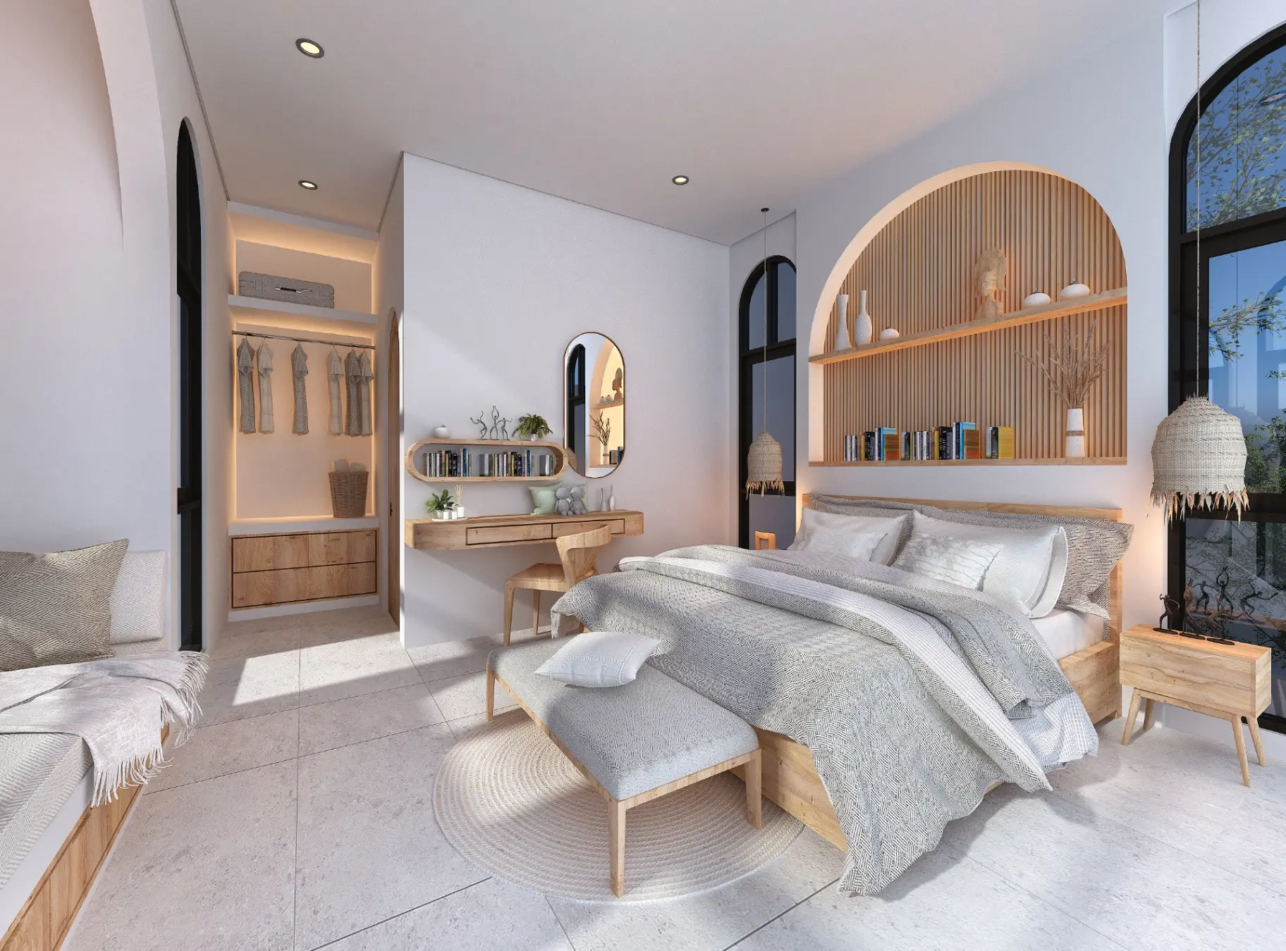 3-Bedroom Villa with Elegant Mediterranean Design in Kedungu — image 3