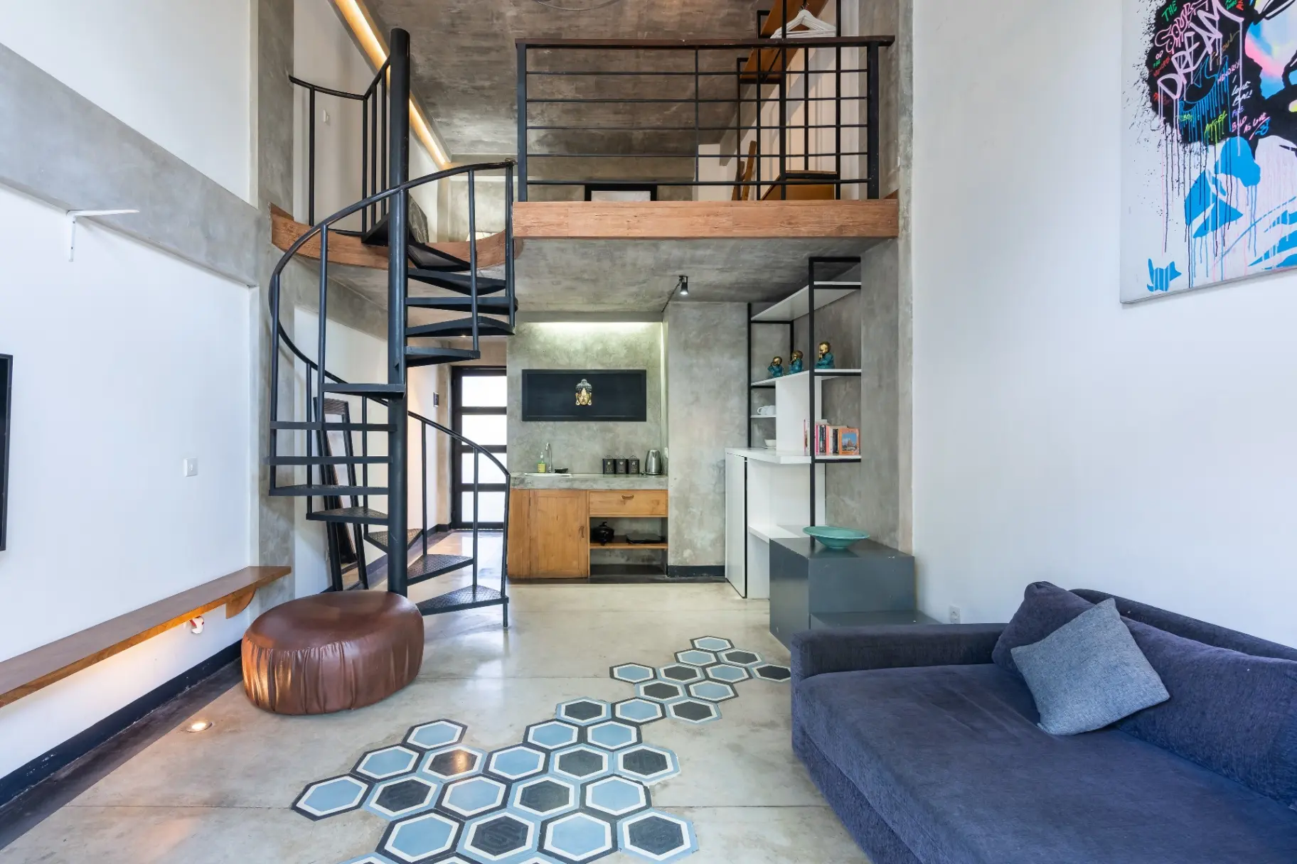 Balissimo B24 - Seminyak Verdant 1BR Loft with Pool Access