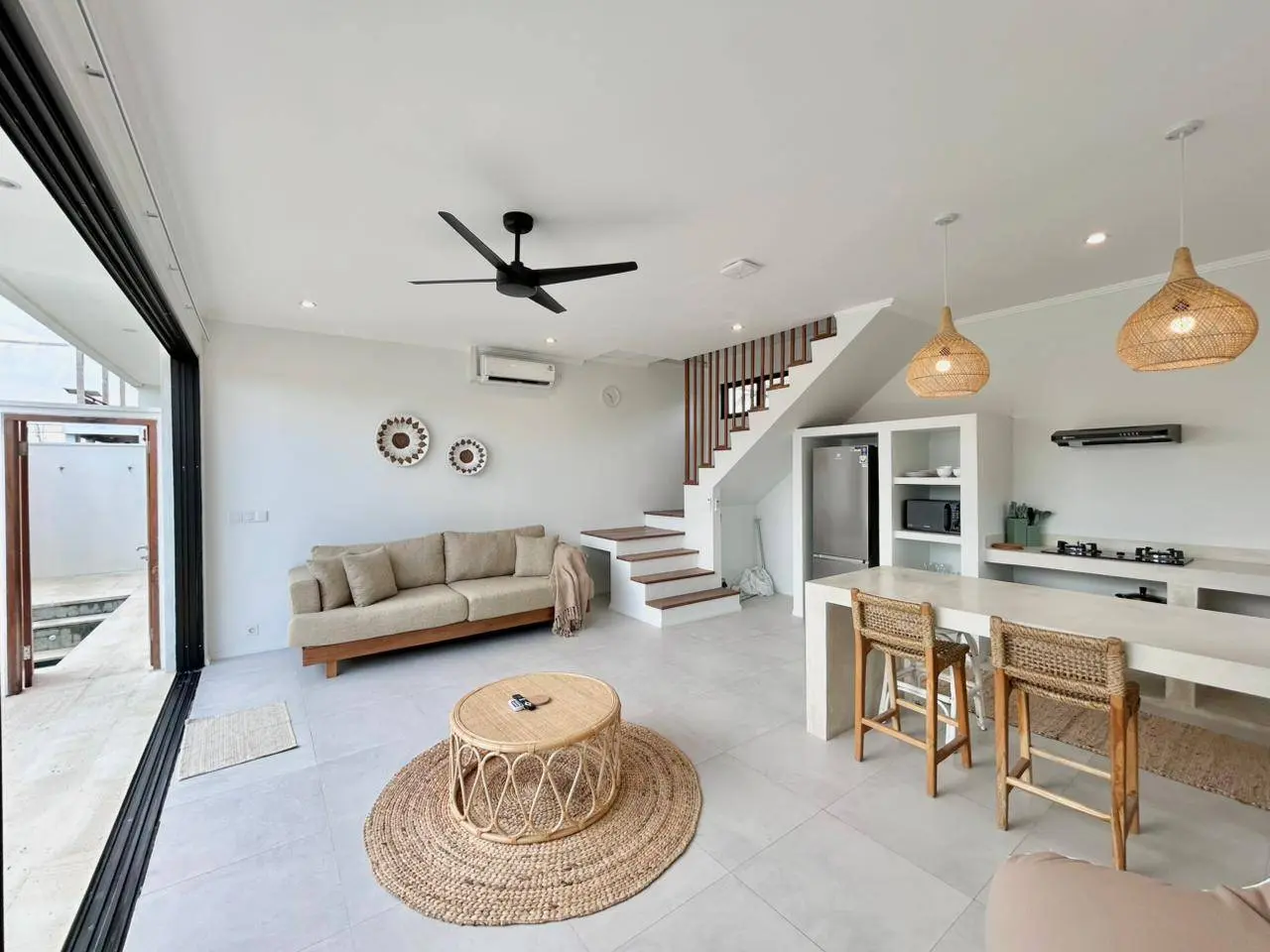 2BR Tropical Modern Villas w/ Ocean & Rice Field Views — image 3