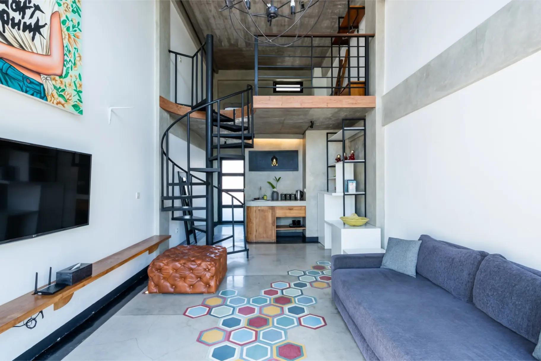 Balissimo - 1BR Luxe Loft Seminyak Near Double Six