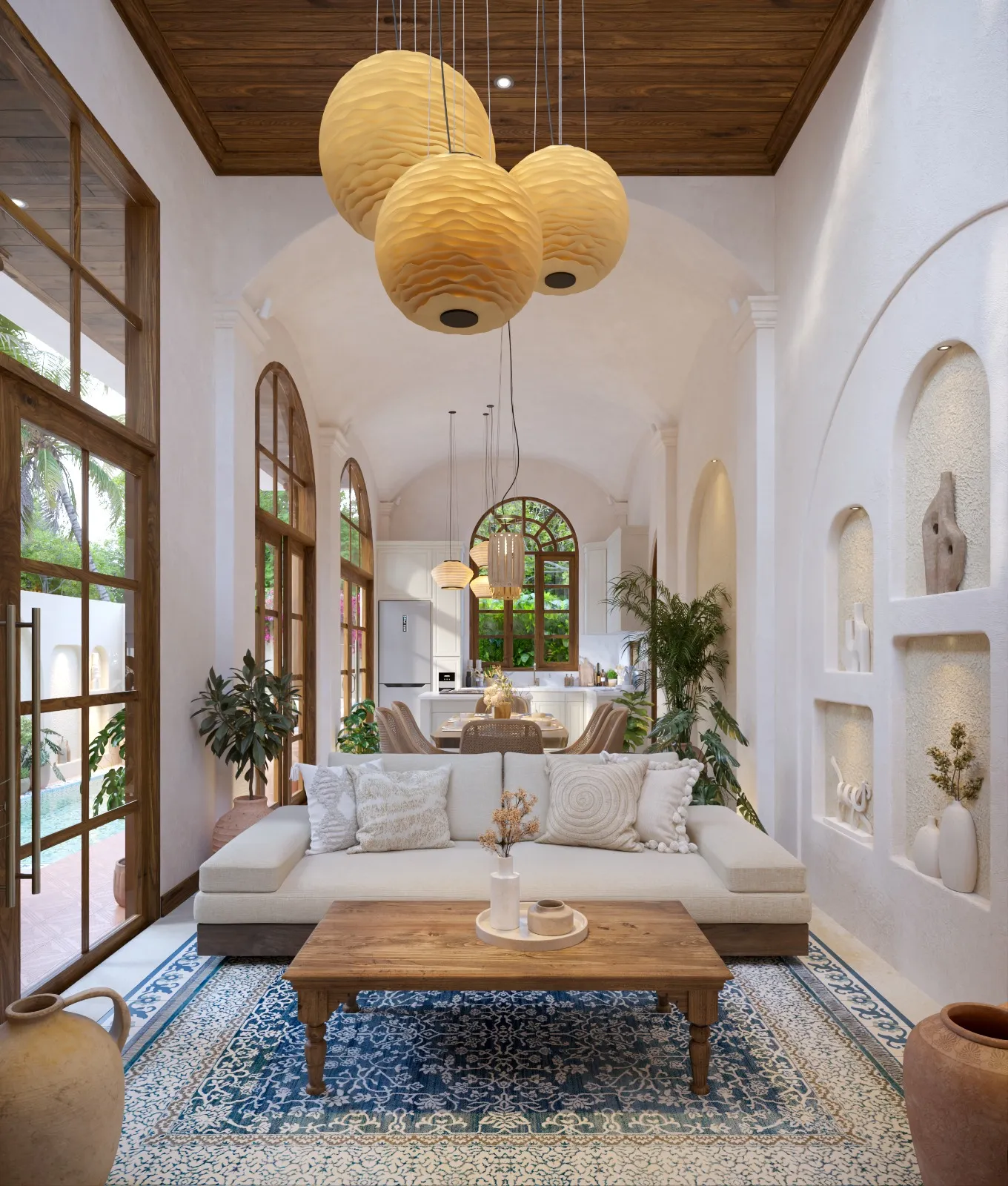 1-Bedroom Artistic Villa with Spanish–Javanese Fusion in Bingin (B-UL07) — image 2