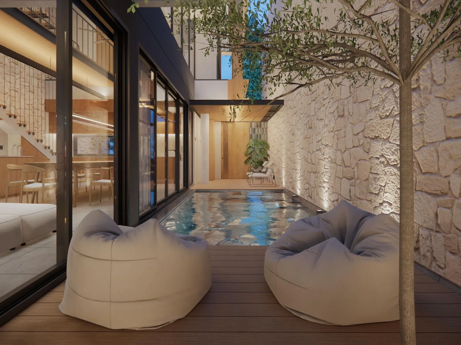 Canggu Brand New 3 BR Modern Villa with Rooftop near Bali Social Club