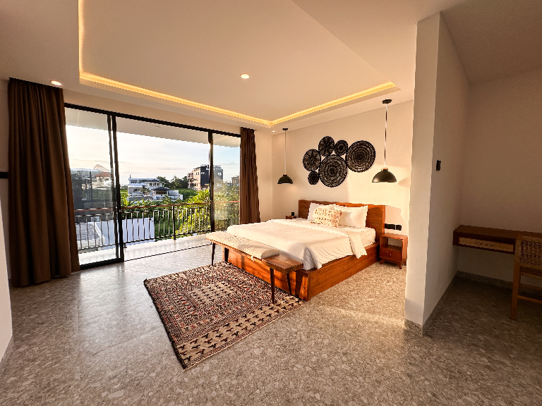 3-Bed 3-Bath Private Villa Right Next to Jungle Padel Pererenan and Other Shops!