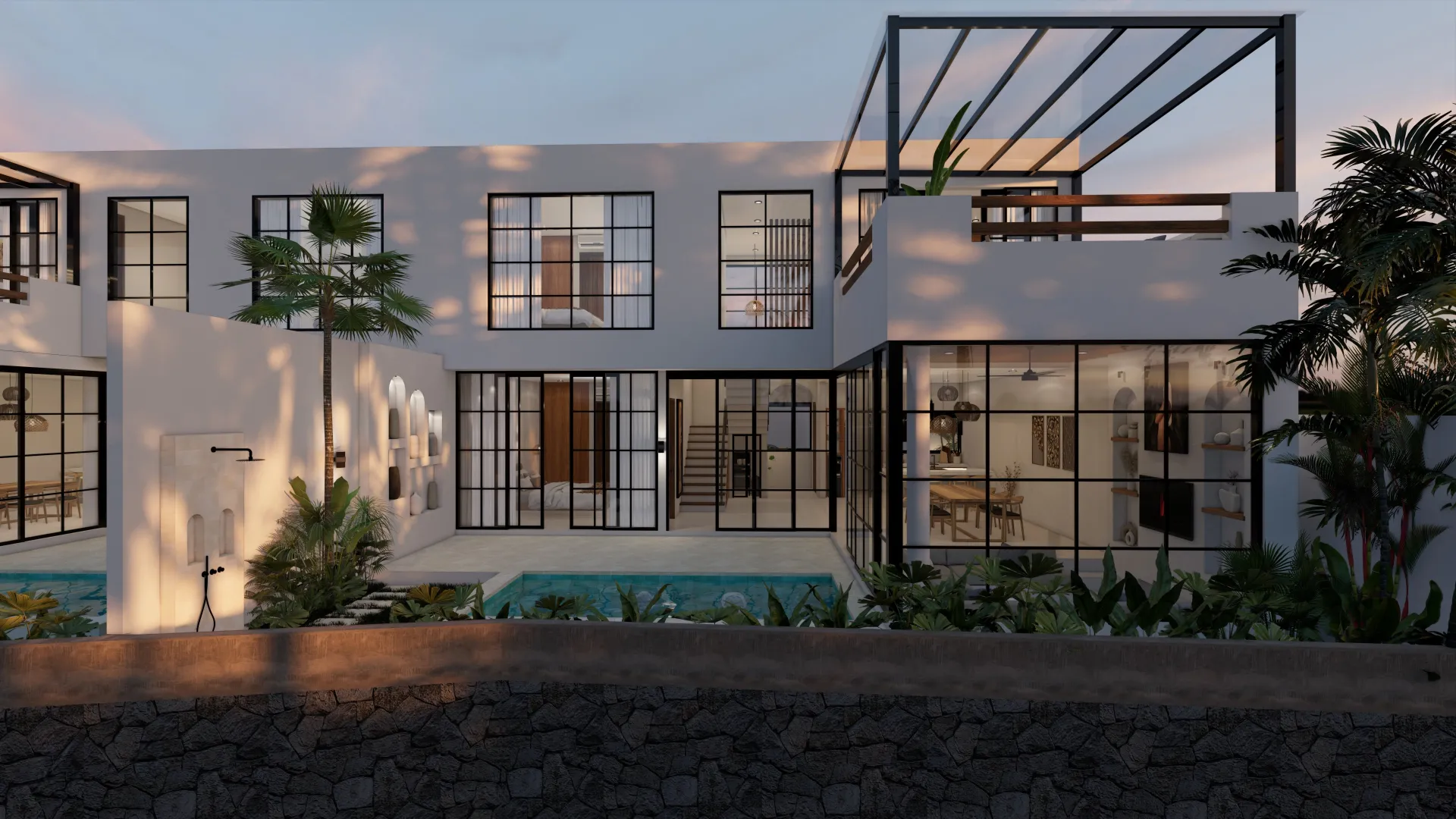 3-Bedroom Villa with Sunset-Facing Rice Terraces in Kaba-Kaba (B-KK06)