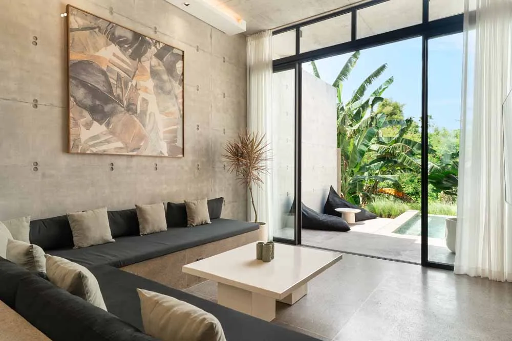 Villa Nakula 6 - Concrete 2BD Villa w/ Pool & Nature View - Berawa — image 1
