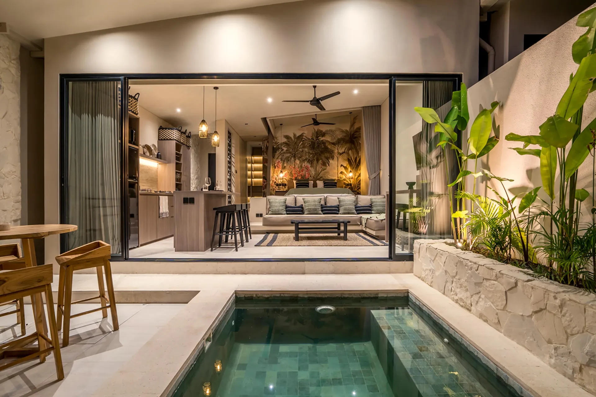 NEW 1BD Lush River Villa w/ Pool Pererenan Canggu