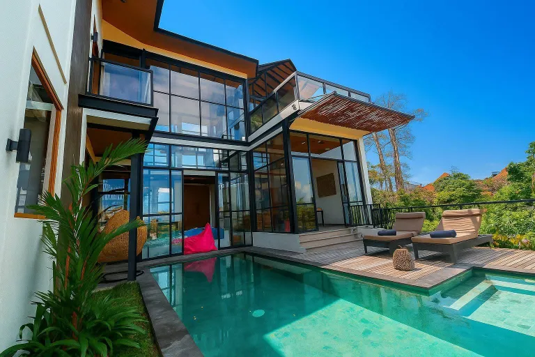 Brand New 4 Bedroom Villa with View IDR 80 Million/Month +6282122220001