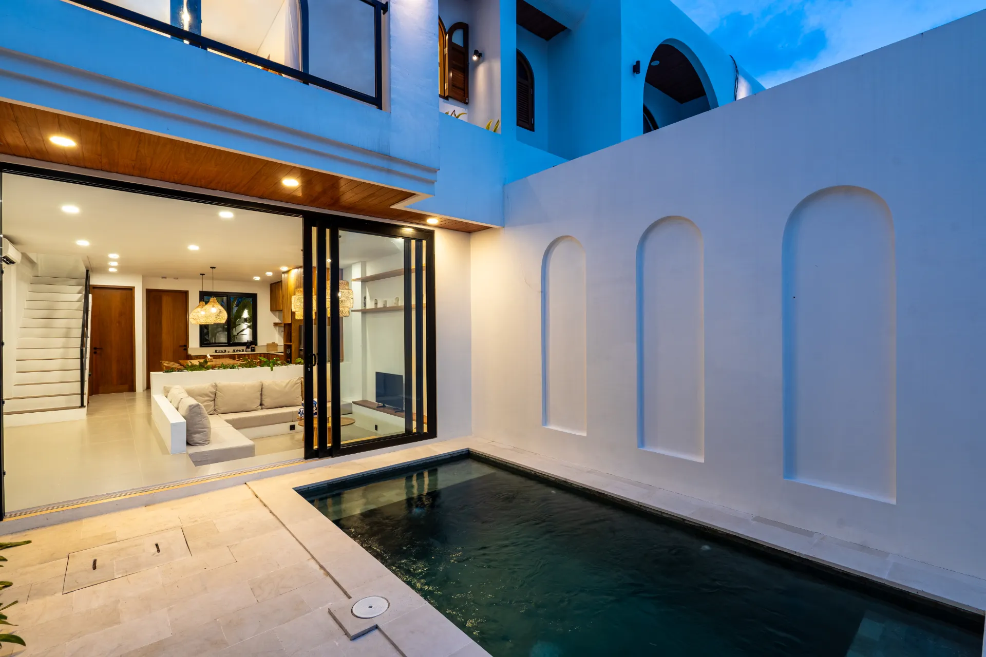 Amal -Luxe 2BR Canggu | Paddy View & Sunken Lounge