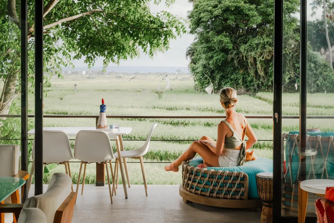 2BD Villa in Seseh with rice field view — image 1