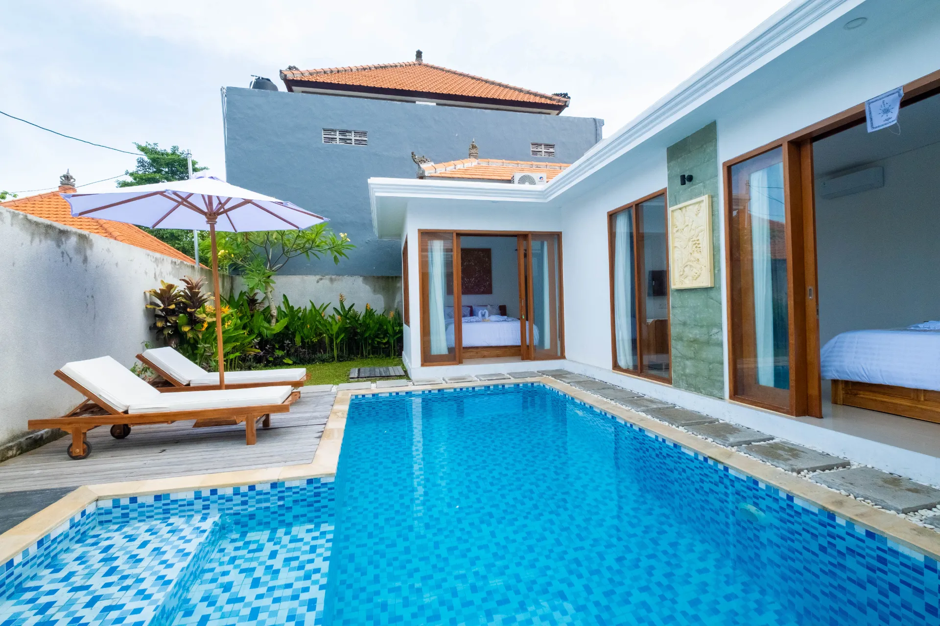 Tropical 2BR Villa w/ Pool & Garden