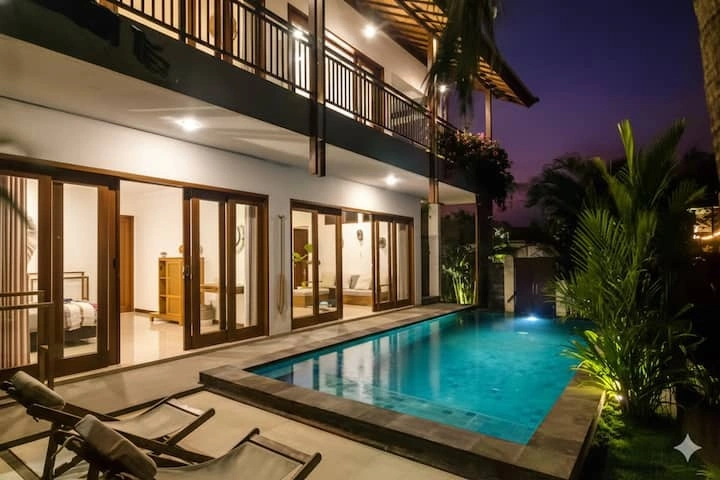Villa For Rent 3 Bed In Pererenan Badung Bali
