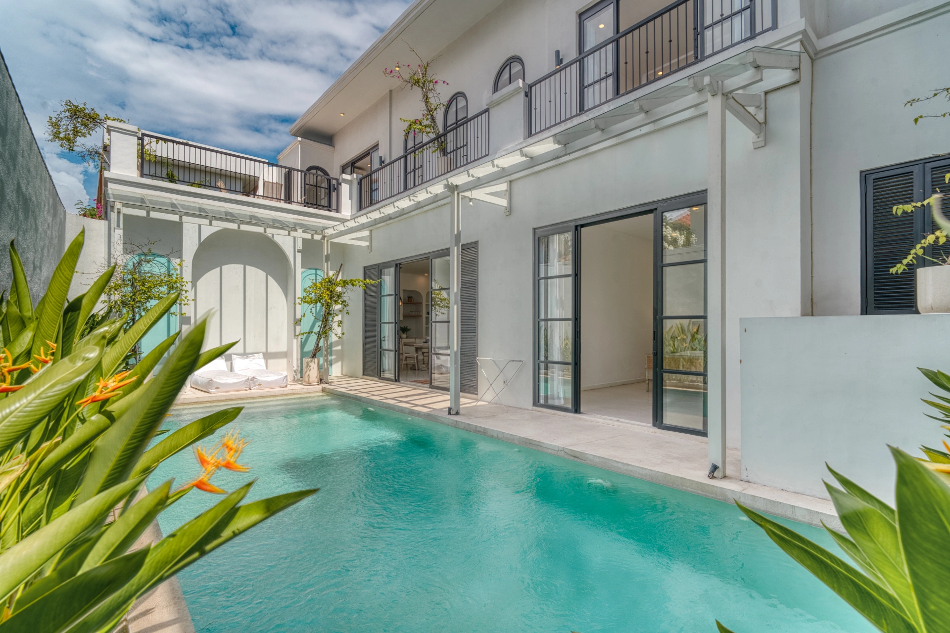 Beachside Mediterranean Luxury: 3BR in Canggu Share Save
