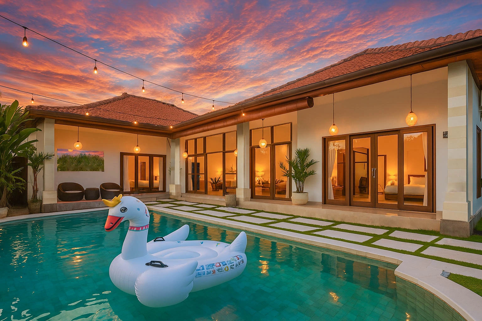 Canggu 3 Bedroom Pool Villa for Monthly/Yearly Rental