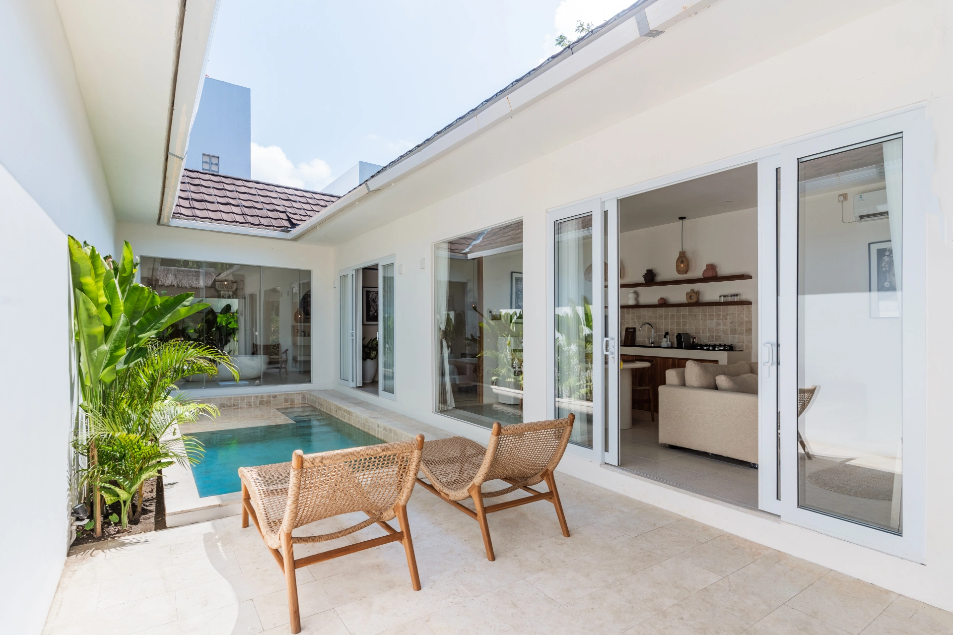 Mediterranean 2BR Villa w/ Pool & Home Office - Melasti — image 4