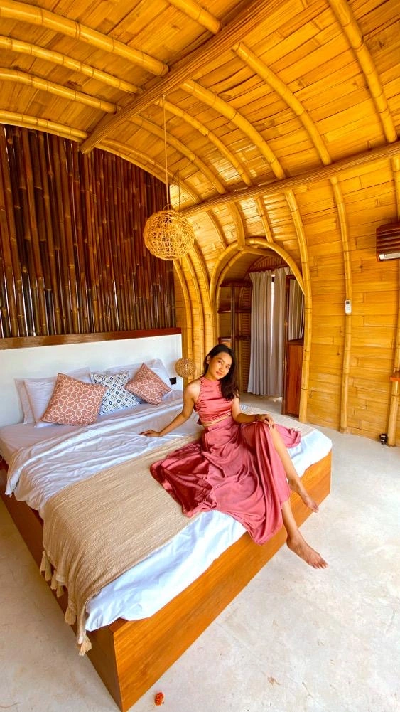 Unique Bamboo 1BR Nature Villa w/ Pool Cold Plunge & Panoramic Views — image 3