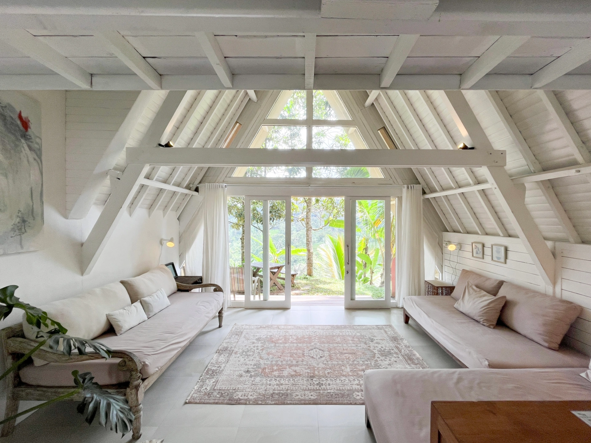 A-Frame Cabin with Endless Rice Field Views