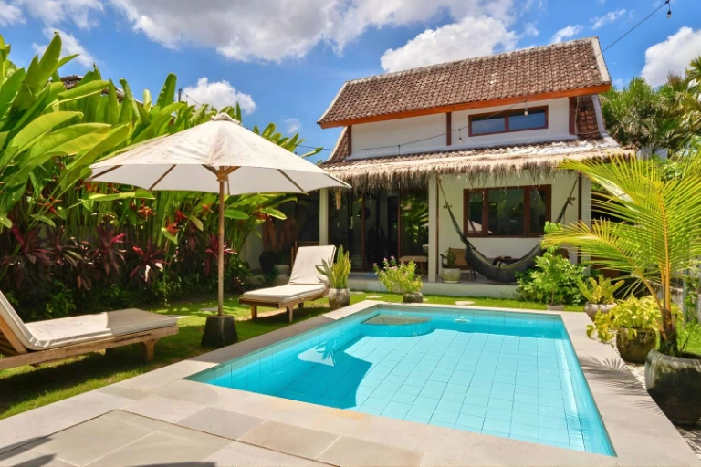 Intimate 1BR Tropical Pool Villa in Prime Pererenan Location Surrounded by lush