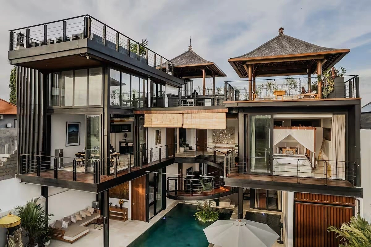 Villa For Rent 4 Bed In Umalas Kerobokan Bali