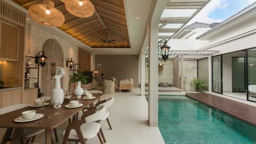 Deneva 8 - Bathtub & Pool Villa, Near Berawa Beach in Canggu, Bali — image 12