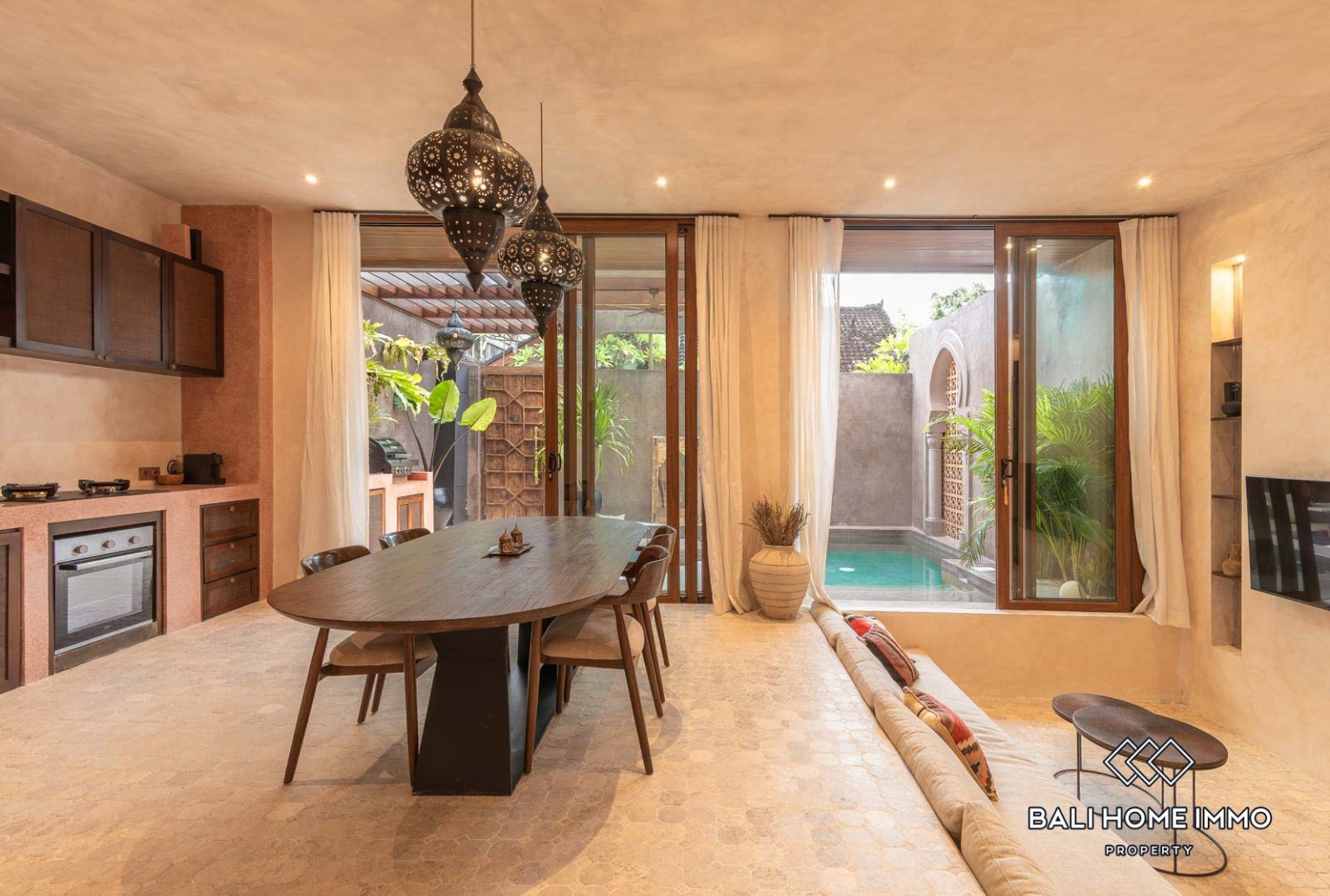 1 Bedroom Morrocan Villa Style For Rent in Pererenan Northside — image 4
