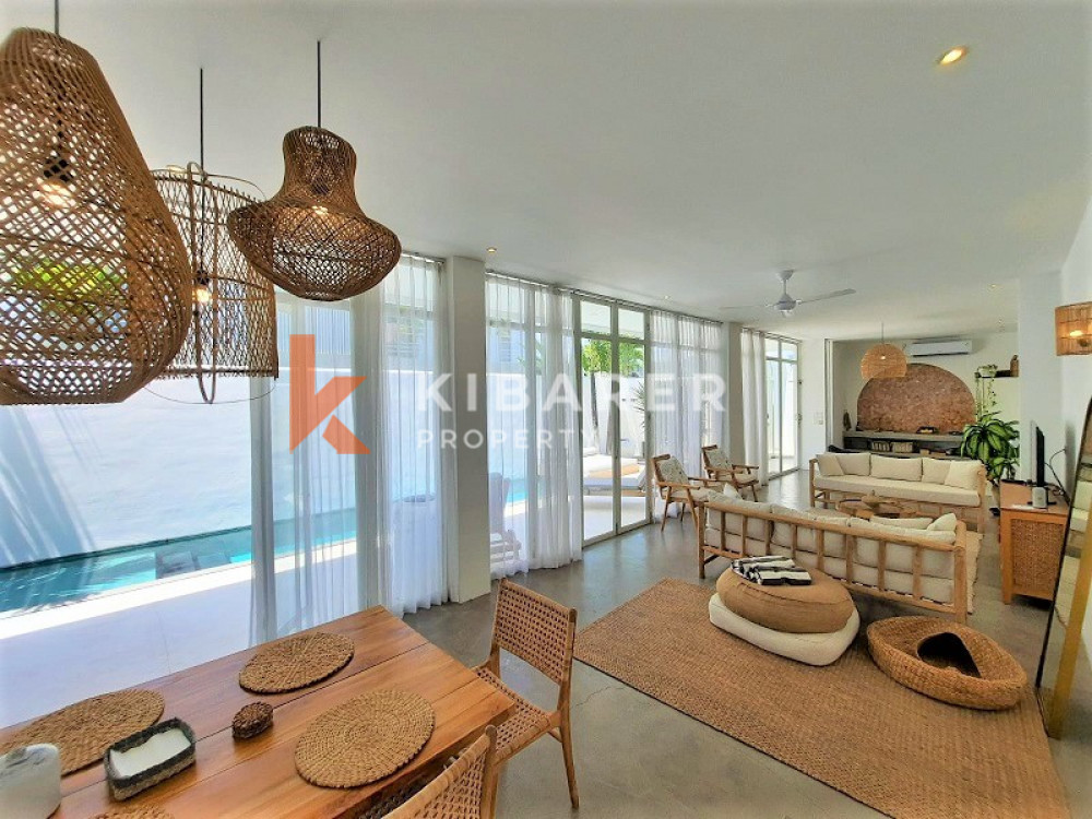 Beautiful Three Bedrooms Closed Living Bohemian Style Villa In Prime Location Of Berawa — image 18