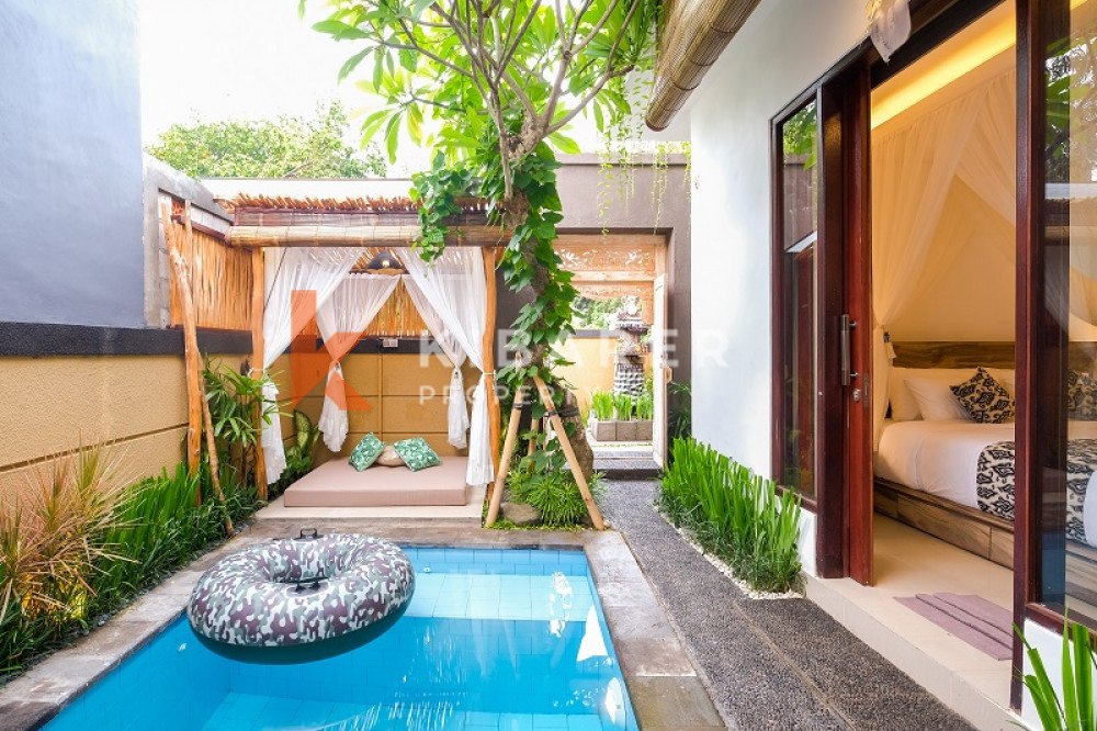 stunning one bedroom open living villa in pererenan — image 1