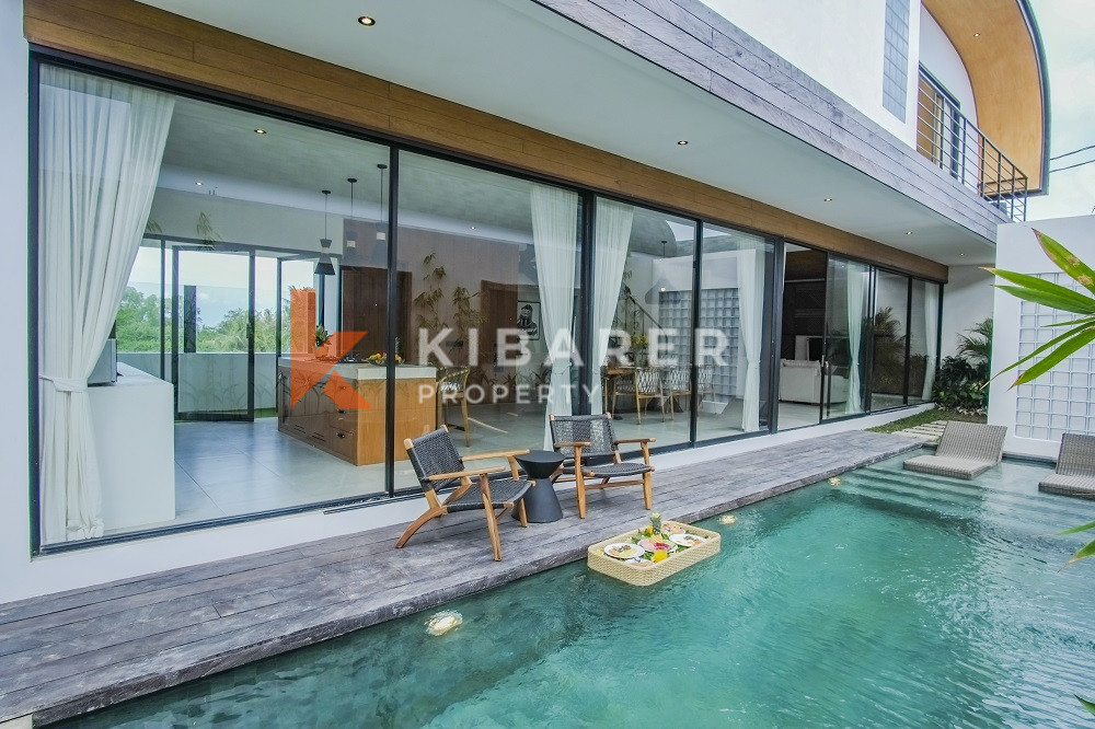Stunning Three Bedrooms Enclosed Living Villa Walking Distance To Cemagi Beach — image 6