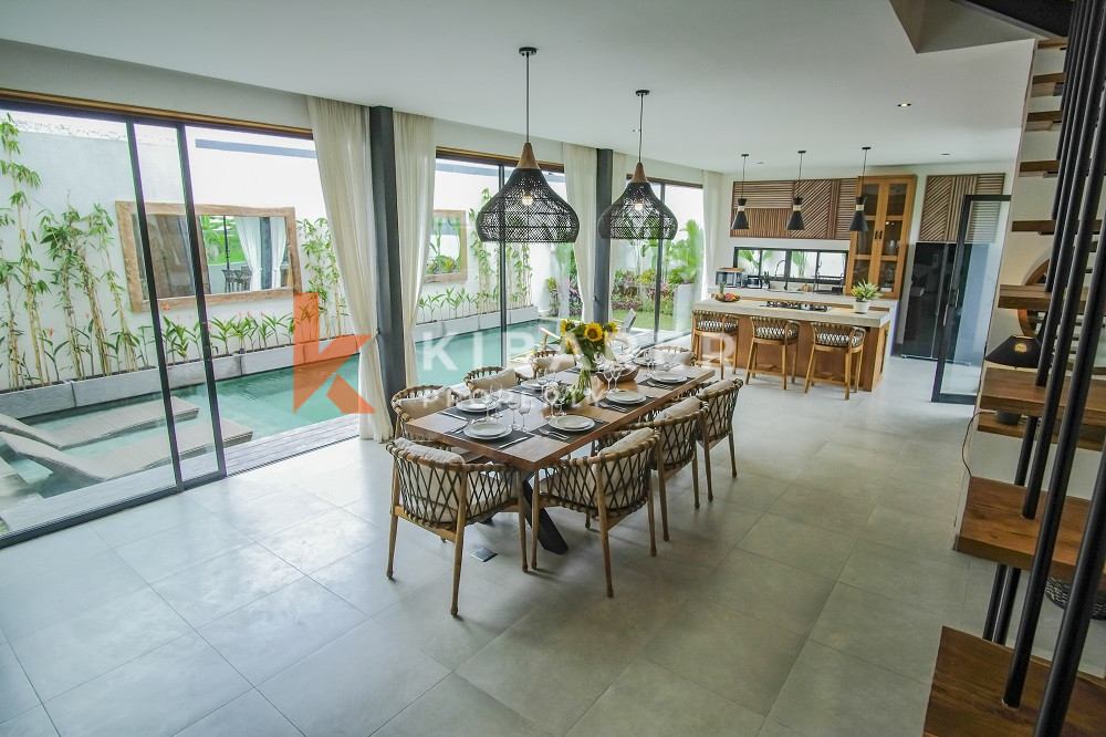 Stunning Three Bedrooms Enclosed Living Villa Walking Distance To Cemagi Beach — image 17