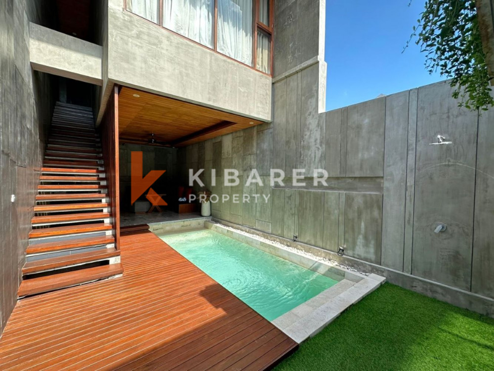 Large One-Bedroom Loft Villa with Open Living Room in Kuta