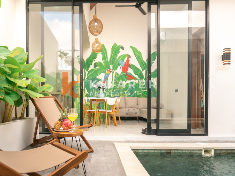 Two-Bedroom Bohemian Villa with Enclosed Living Room in Kerobokan — image 2