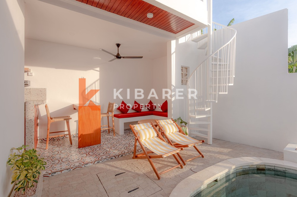 Beautful One Bedroom Open Living Room Villa Set in Canggu — image 6