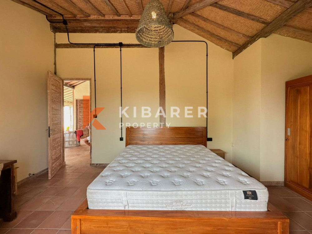 Semi Furnished Three Bedroom Closed Living Villa with Ocean and Rice Field View in Kedungu — image 16