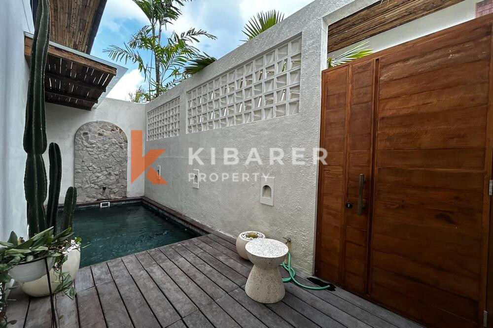 Mediterranean Two Bedroom Enclosed Living Room Villa Set in Kerobokan — image 2