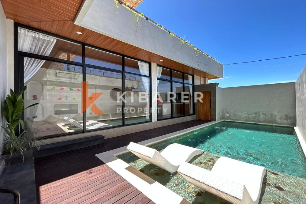 Modern Two Bedroom Two Bedroom Concrete Industrial Style Villa in Pererenan — image 1
